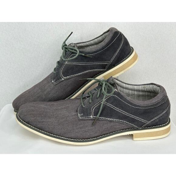 Steve Madden NWOT Gray Stoker Derby Leather Upper Rubber Outsole 11 - Picture 2 of 8